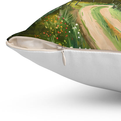 Countryside #2 - Spun Polyester Pillow USA