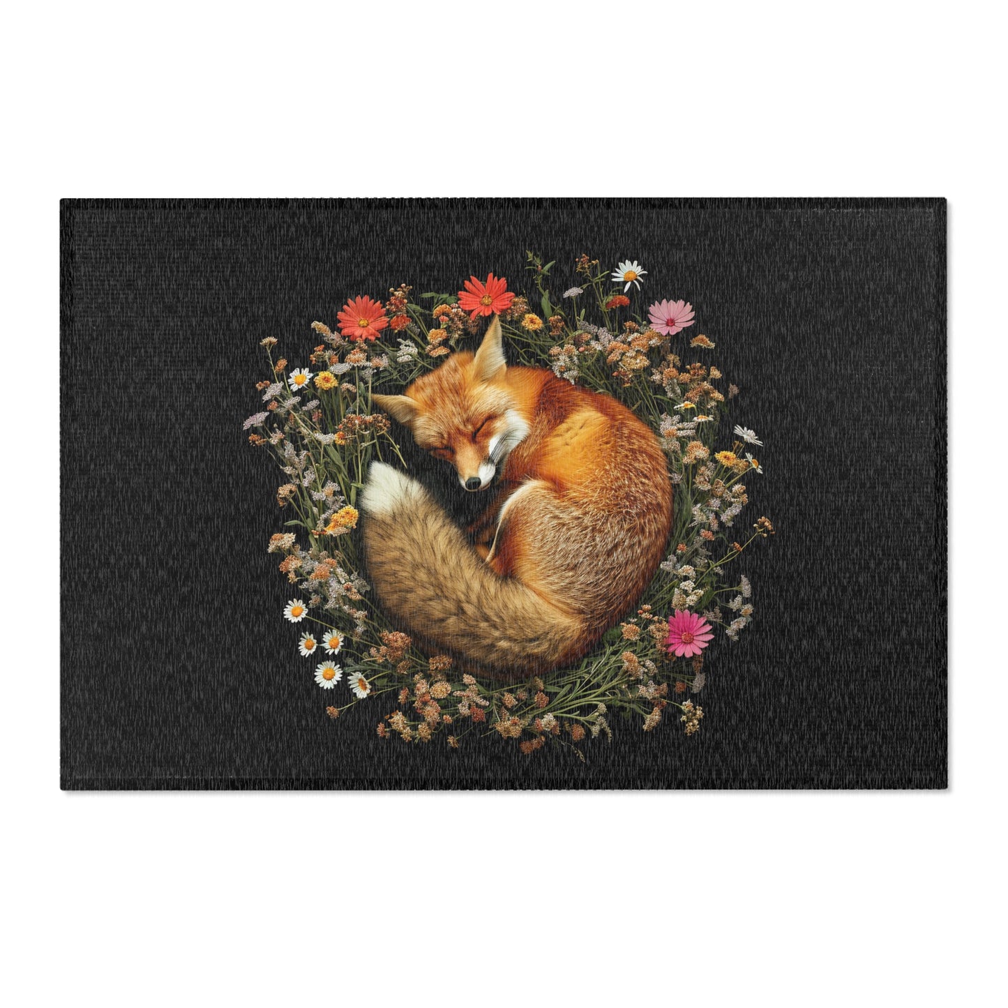 Cozy Fox Area Rug - Nature-Inspired Home Decor for Animal Lovers USA