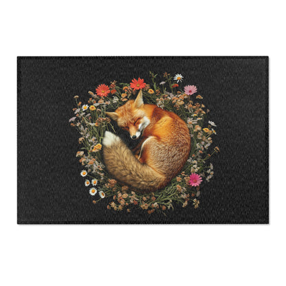 Cozy Fox Area Rug - Nature-Inspired Home Decor for Animal Lovers USA