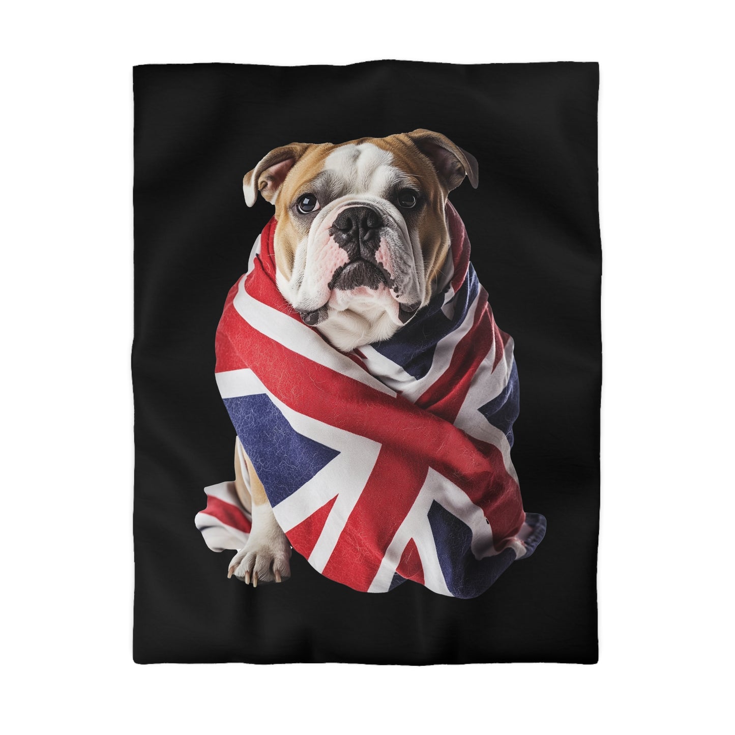 British Bulldog - Microfiber Duvet Cover USA and UK
