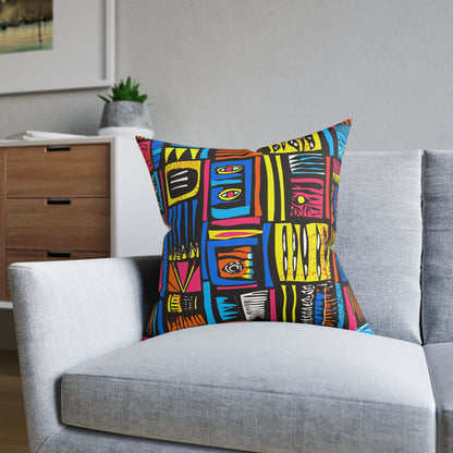 African 1 - Square Pillow - UK