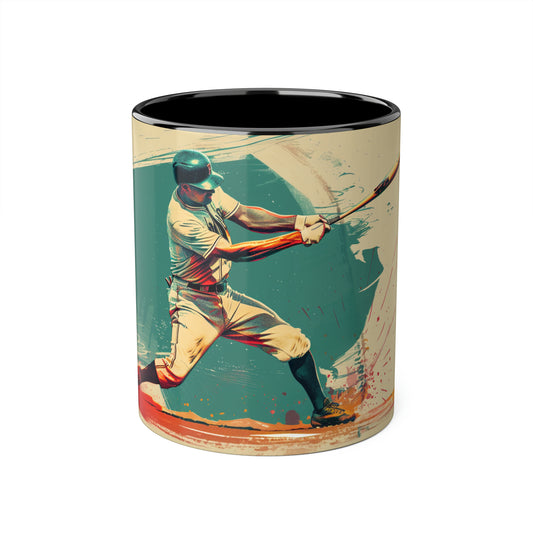 Baseball Accent Mug -11oz  Canada Only