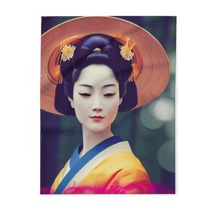 Geisha #3 Arctic Fleece Blanket