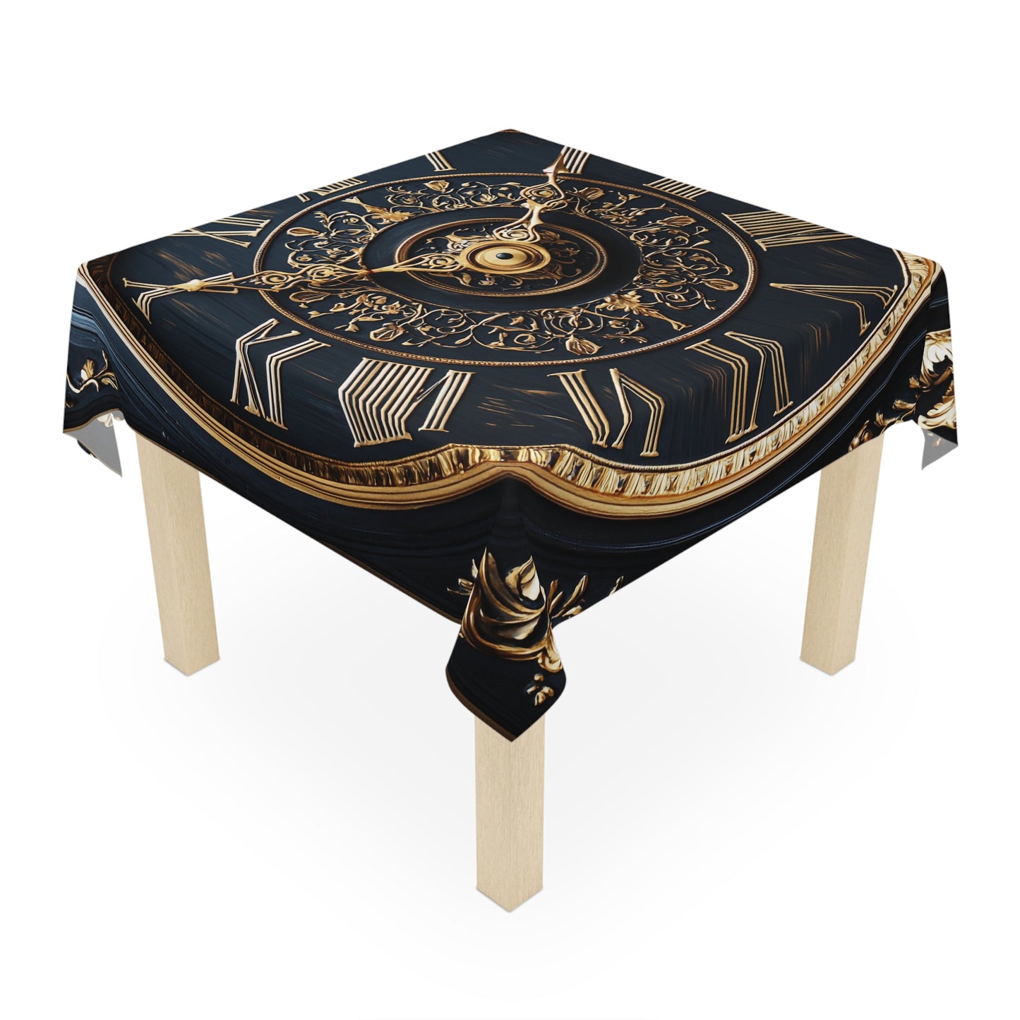Clock face Tablecloth 3 - Decorative Mechanical Cover for Dining & Events UK