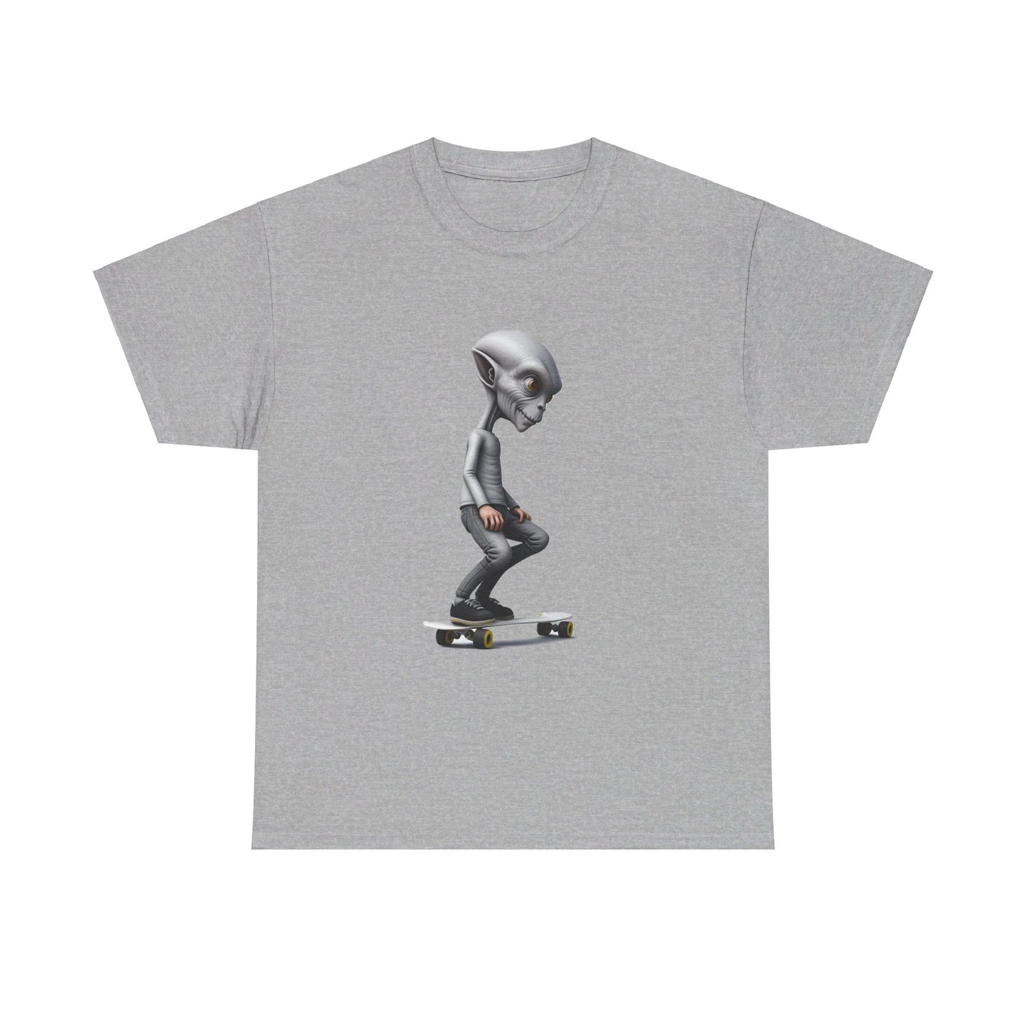 Alien Skater - Unisex Heavy Cotton Tee - USA