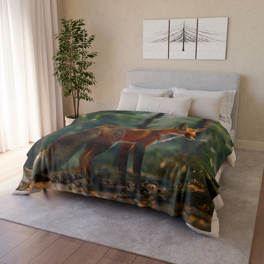 Fox Blanket - Soft Polyester Blanket