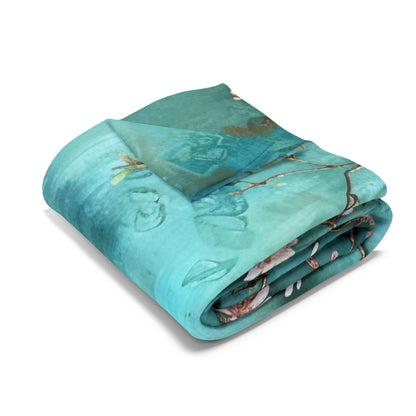 Floral Arctic Fleece Blanket - UK, EU