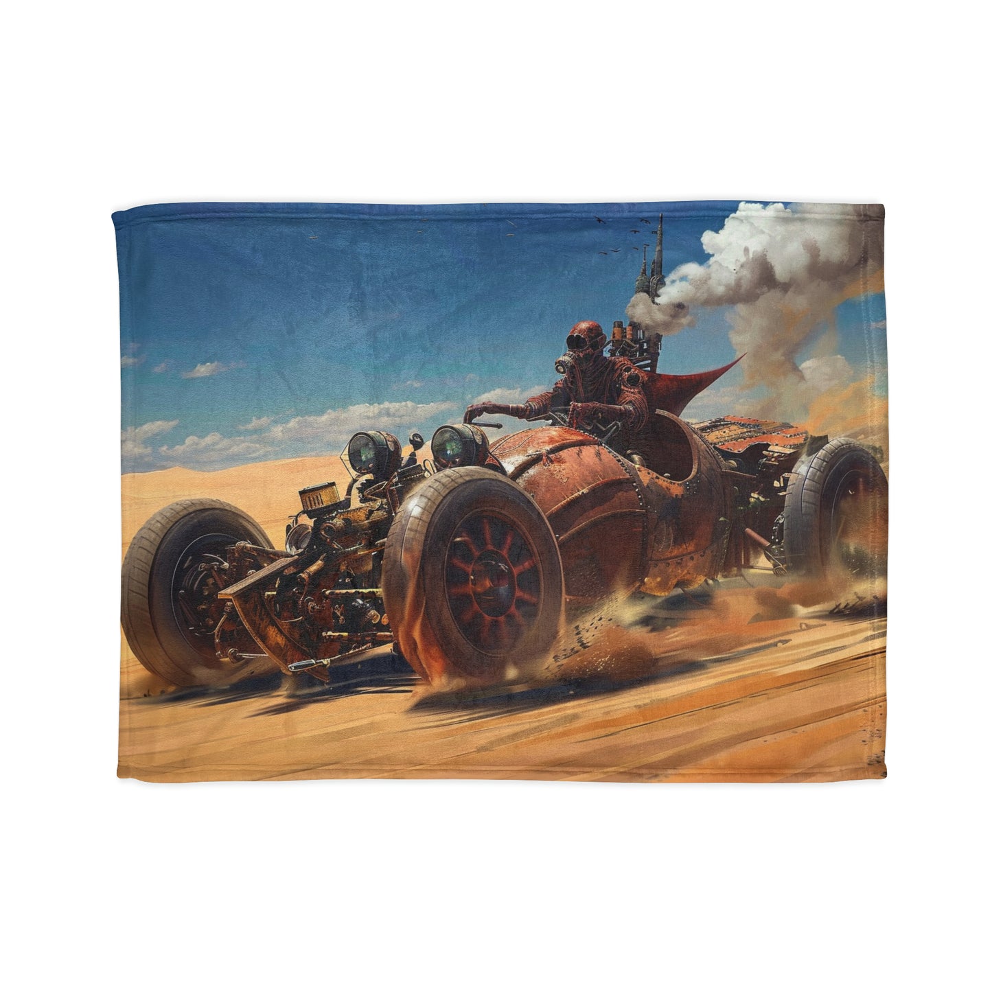 Steampunk Racer #1 - Soft Polyester Blanket