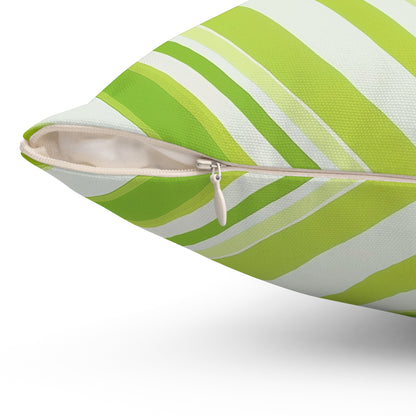 Fresh Mint - Spun Polyester Square Pillow - USA