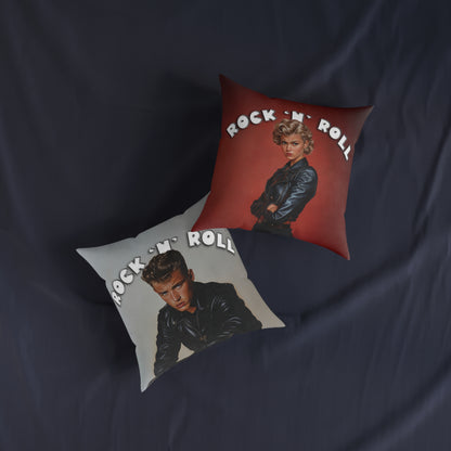 Rock n Roll - Square Pillow UK