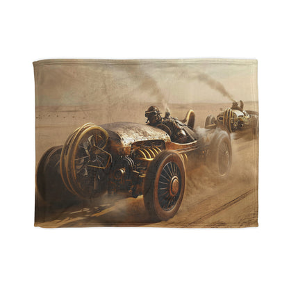 Steampunk Racer #2 - Soft Polyester Blanket