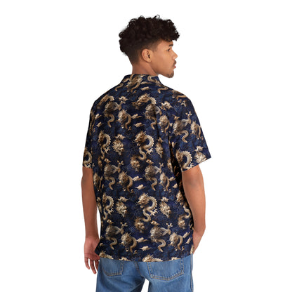 Men's Blue Hawaiian Shirt - China Only