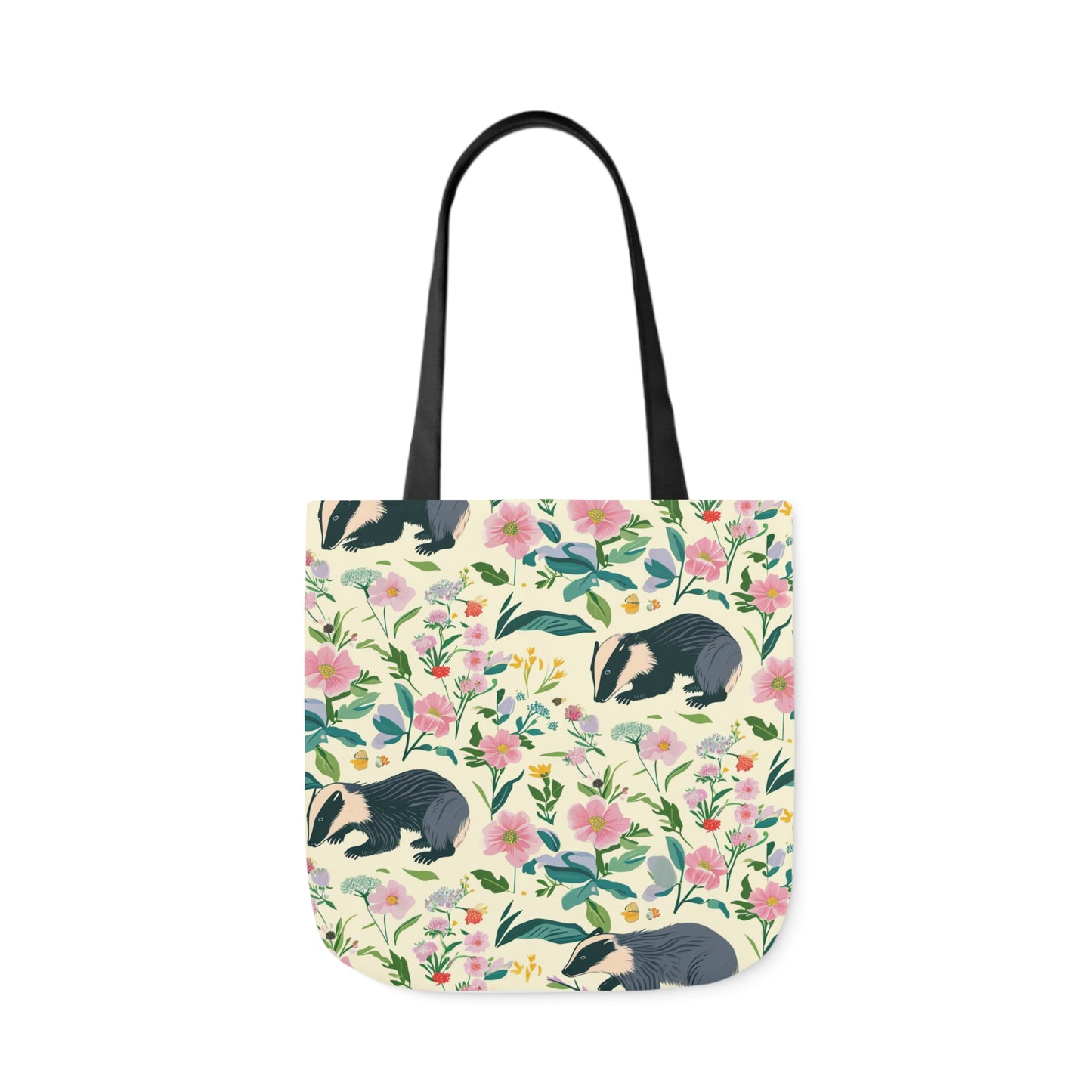 Badger Design - Polyester Canvas Tote Bag (AOP)