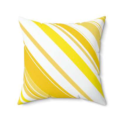 Lemon Sherbet - Spun Polyester Square Pillow - USA