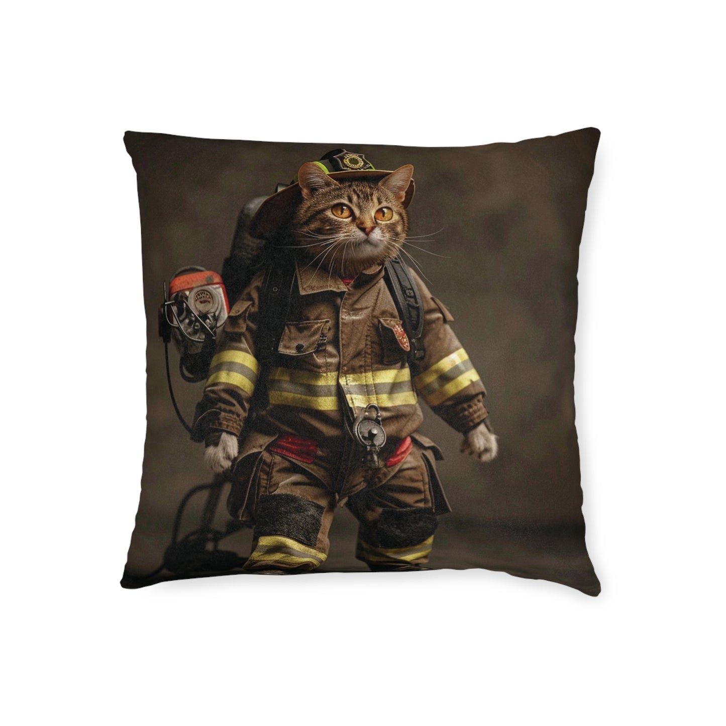 Top Gun Cat - Square Pillow - UK