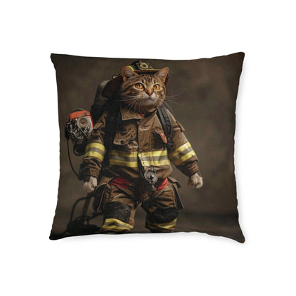 Top Gun Cat - Square Pillow - UK