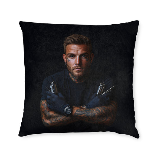 Tattoo Artist - Square Pillow - UK