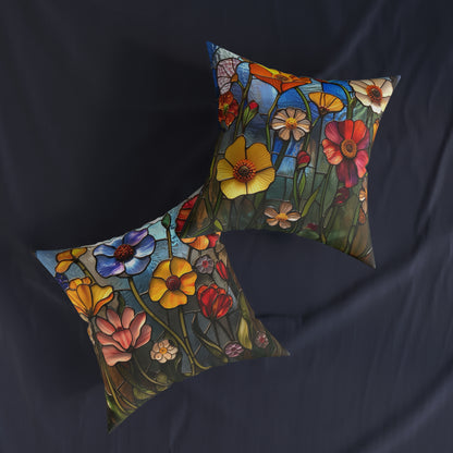 Stained Glass - Square Pillow - UK