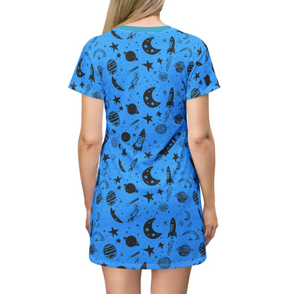 Space T-Shirt Dress - USA Only