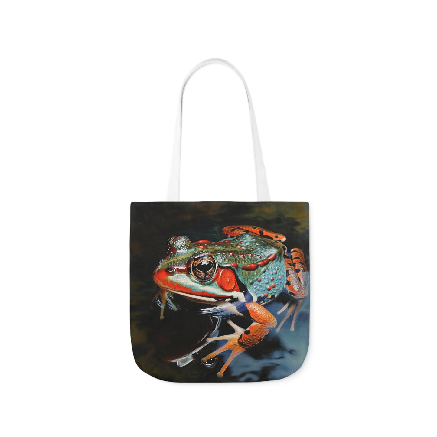 Frog - Polyester Canvas Tote Bag (AOP)