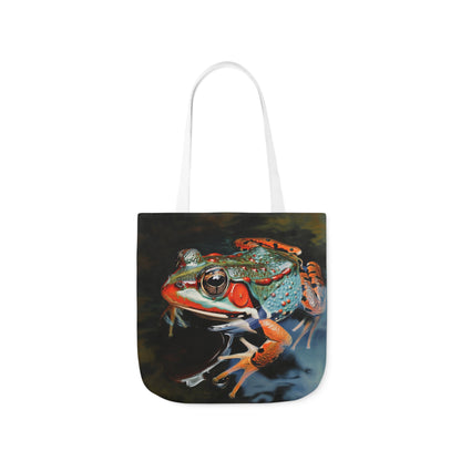 Frog - Polyester Canvas Tote Bag (AOP)