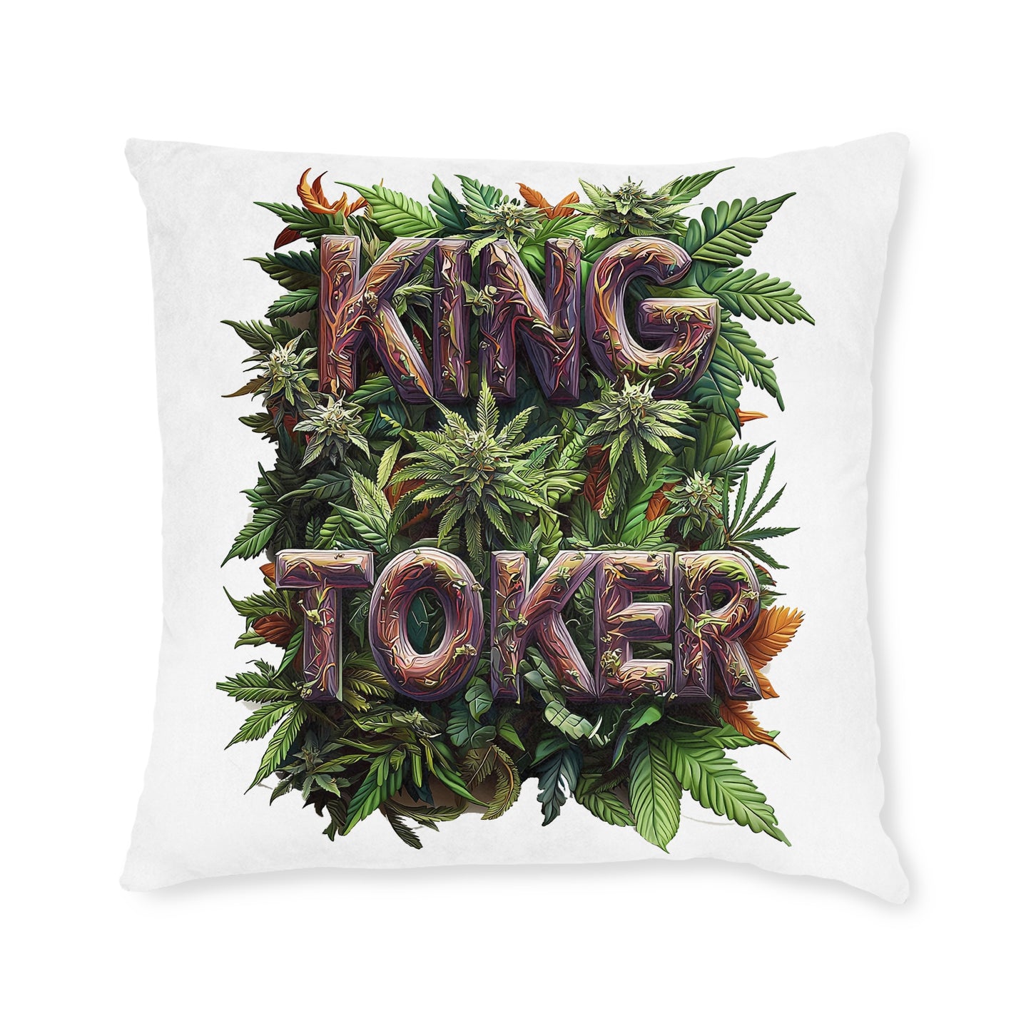 King Toker - Square Pillow - UK