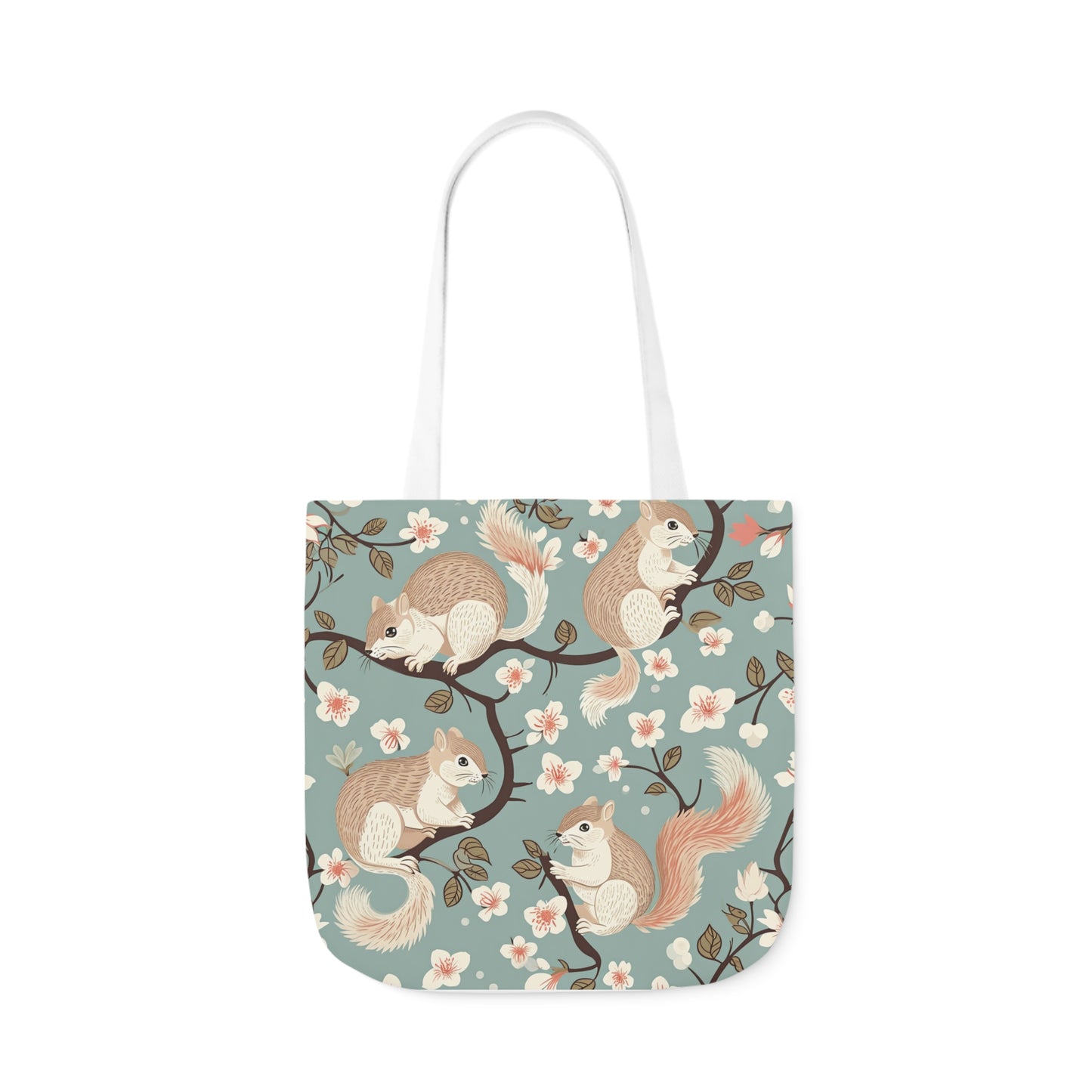 Squirrel Polyester Canvas Tote Bag (AOP)