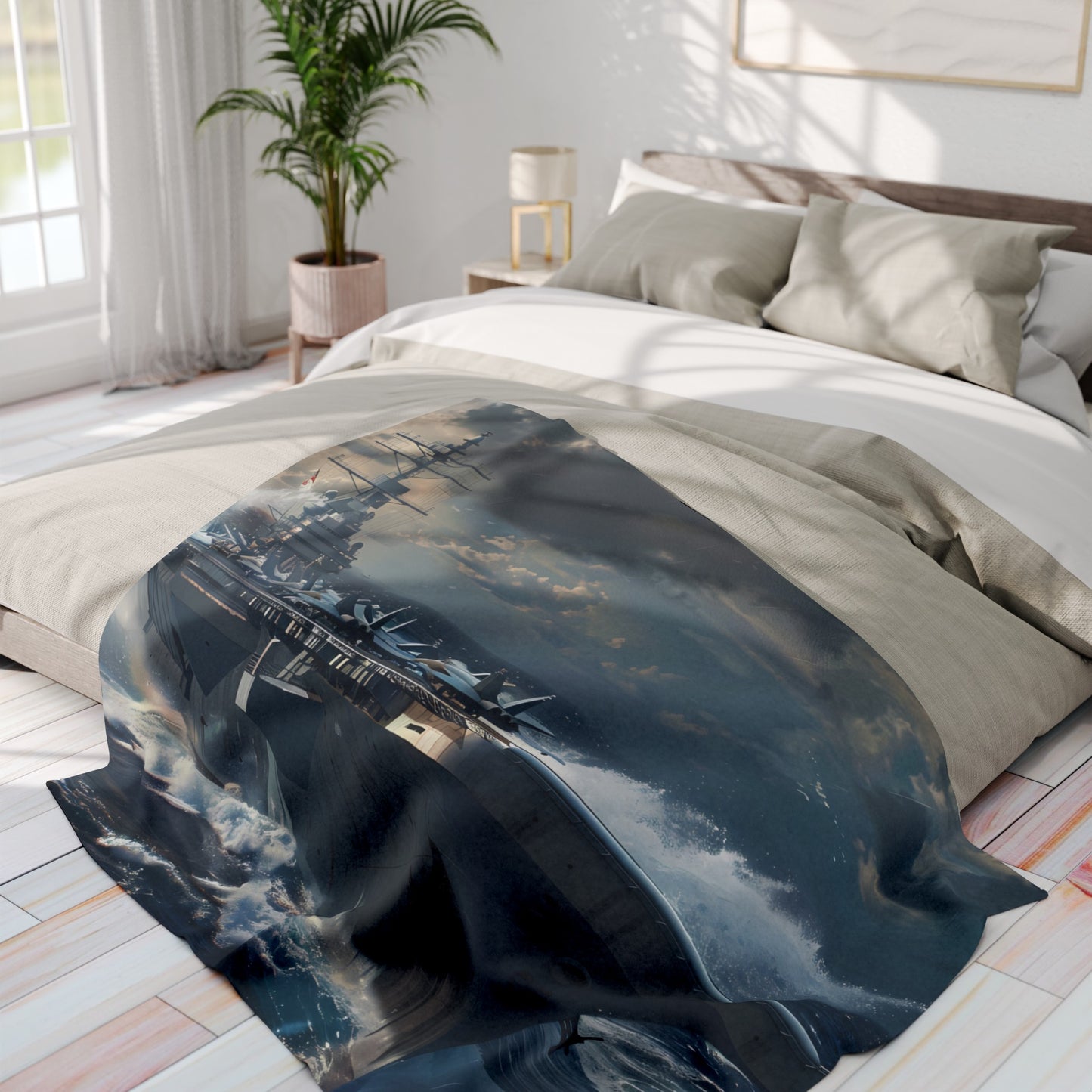 Aircraft Carrier 1 Arctic Fleece Blanket- UK