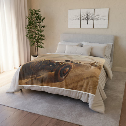 Steampunk Racer #2 - Soft Polyester Blanket