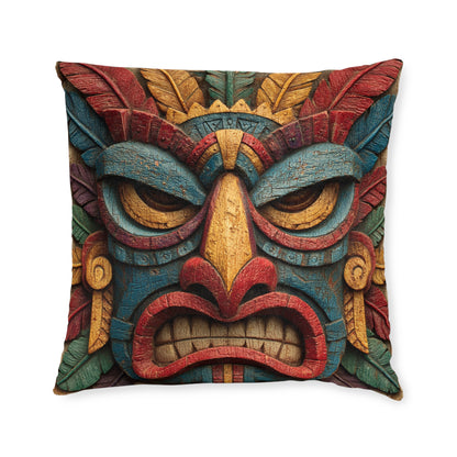Tiki 1 - Square Cushion - UK