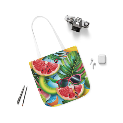 Summertime #3 - Polyester Canvas Tote Bag (AOP)