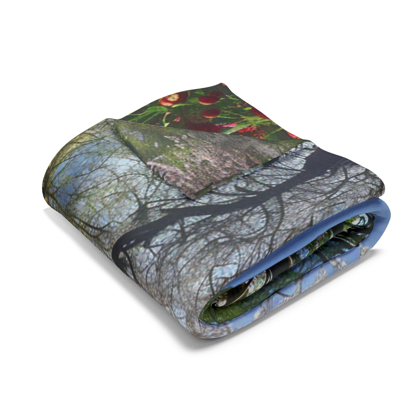 English Springtime Arctic Fleece Blanket - UK, USA