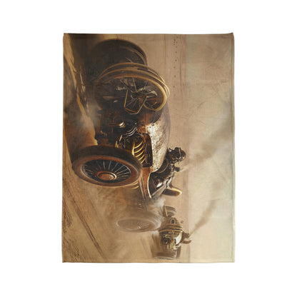 Steampunk Racer #2 - Soft Polyester Blanket