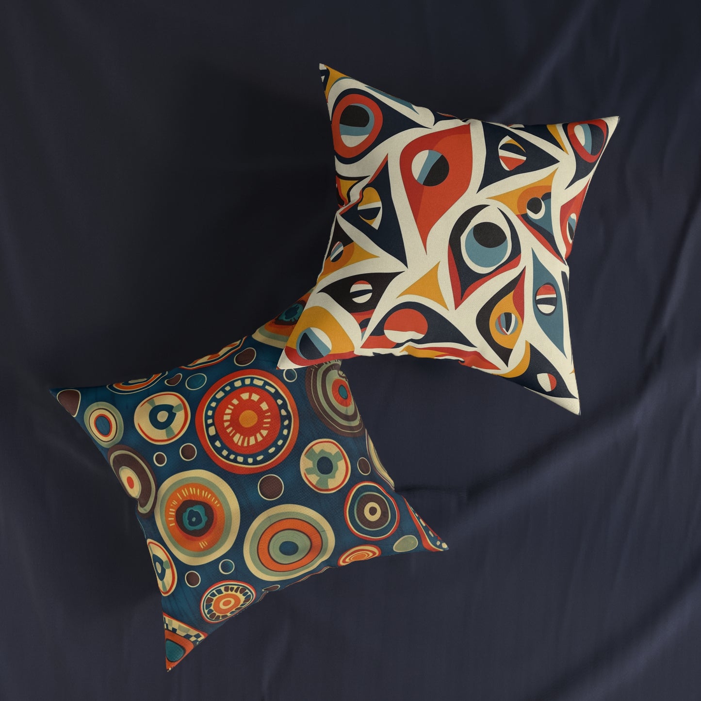 Retro 1 - Square Pillow - UK