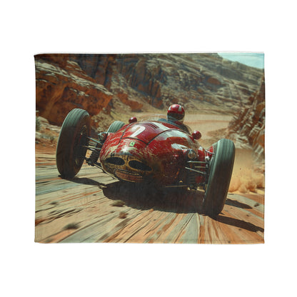 Desert Motorsport #1 - Soft Polyester Blanket