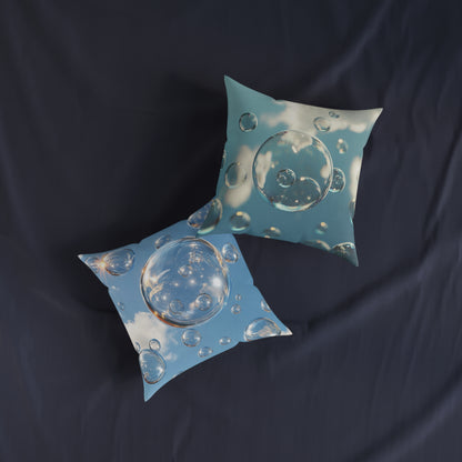 Bubbles - Square Pillow - UK