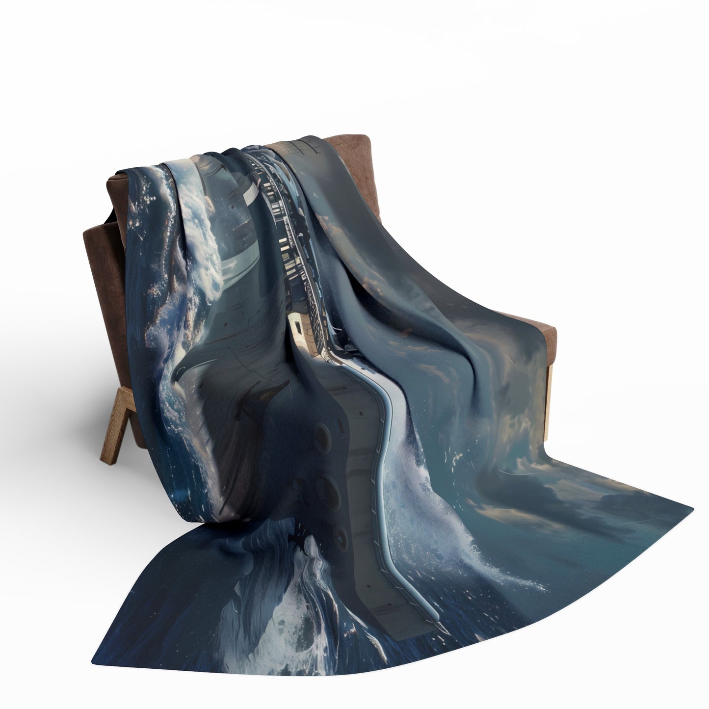 Aircraft Carrier 1 Arctic Fleece Blanket - USA