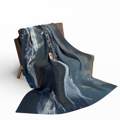 Aircraft Carrier 1 Arctic Fleece Blanket - USA