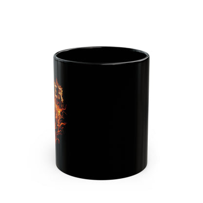 Biker #7  - Black Mug (11oz)  UK
