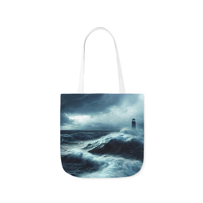 Seascape #2 - Polyester Canvas Tote Bag (AOP)