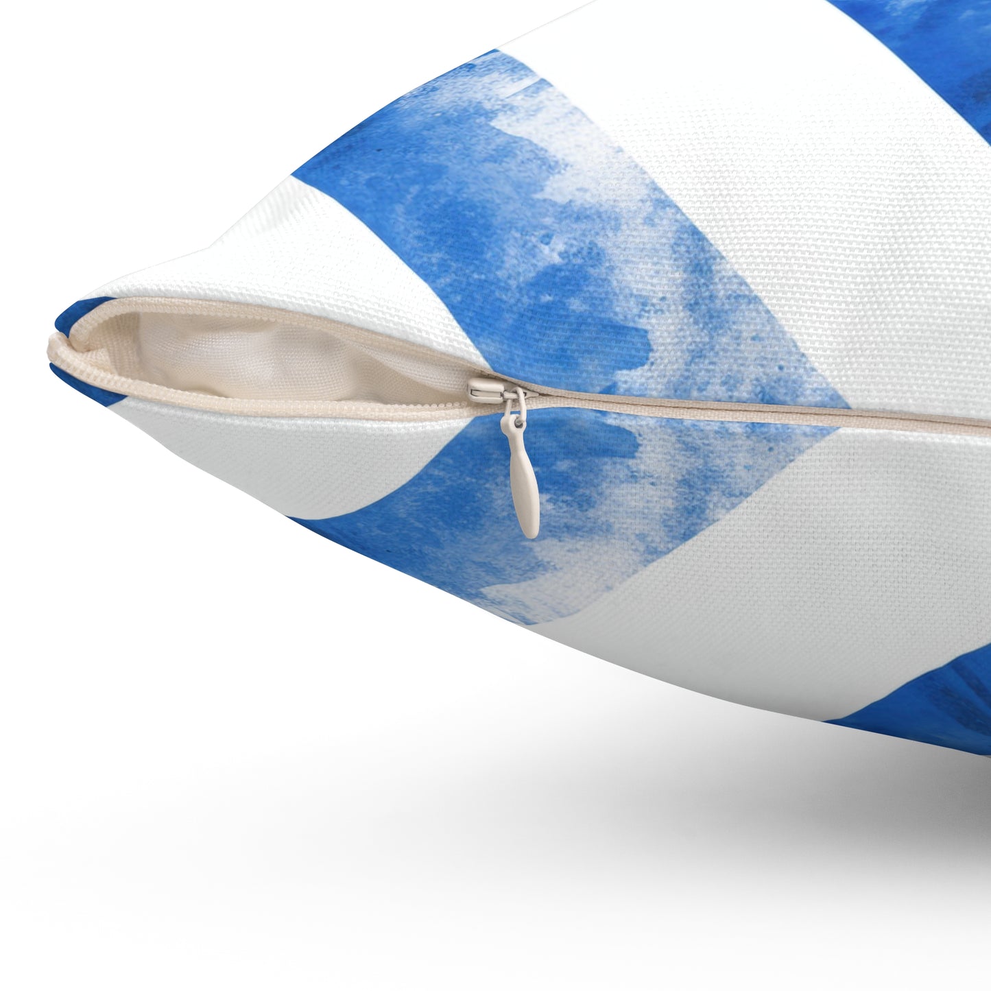 Ice Blue Popsicle - Spun Polyester Square Pillow - USA