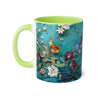 Wild Flowers Accent Mugs, 11oz - Canada Only