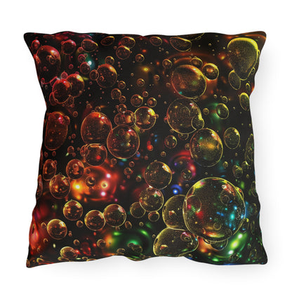 Effervescent Bubbles - Outdoor Pillows - USA
