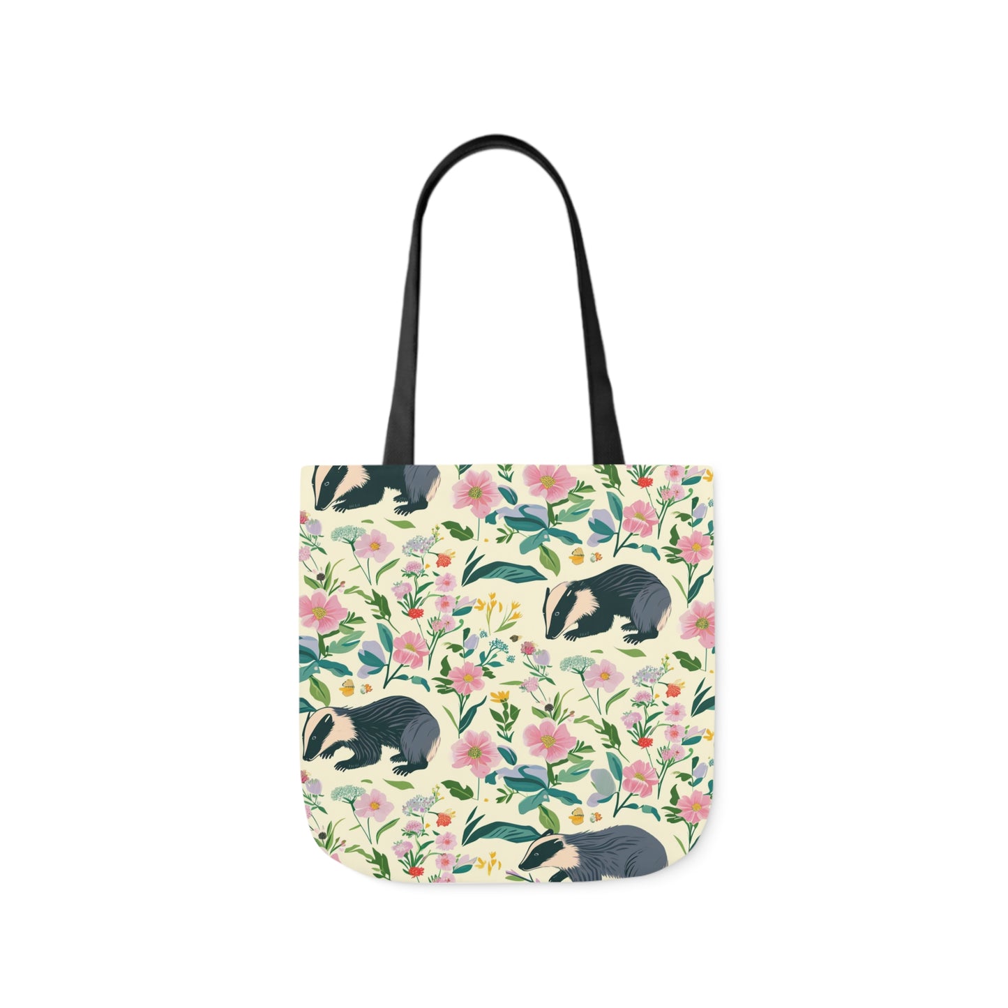 Badger Design - Polyester Canvas Tote Bag (AOP)