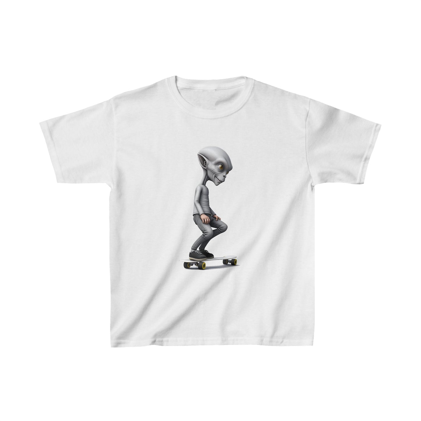 Alien Skater - Kids Heavy Cotton™ Tee - UK
