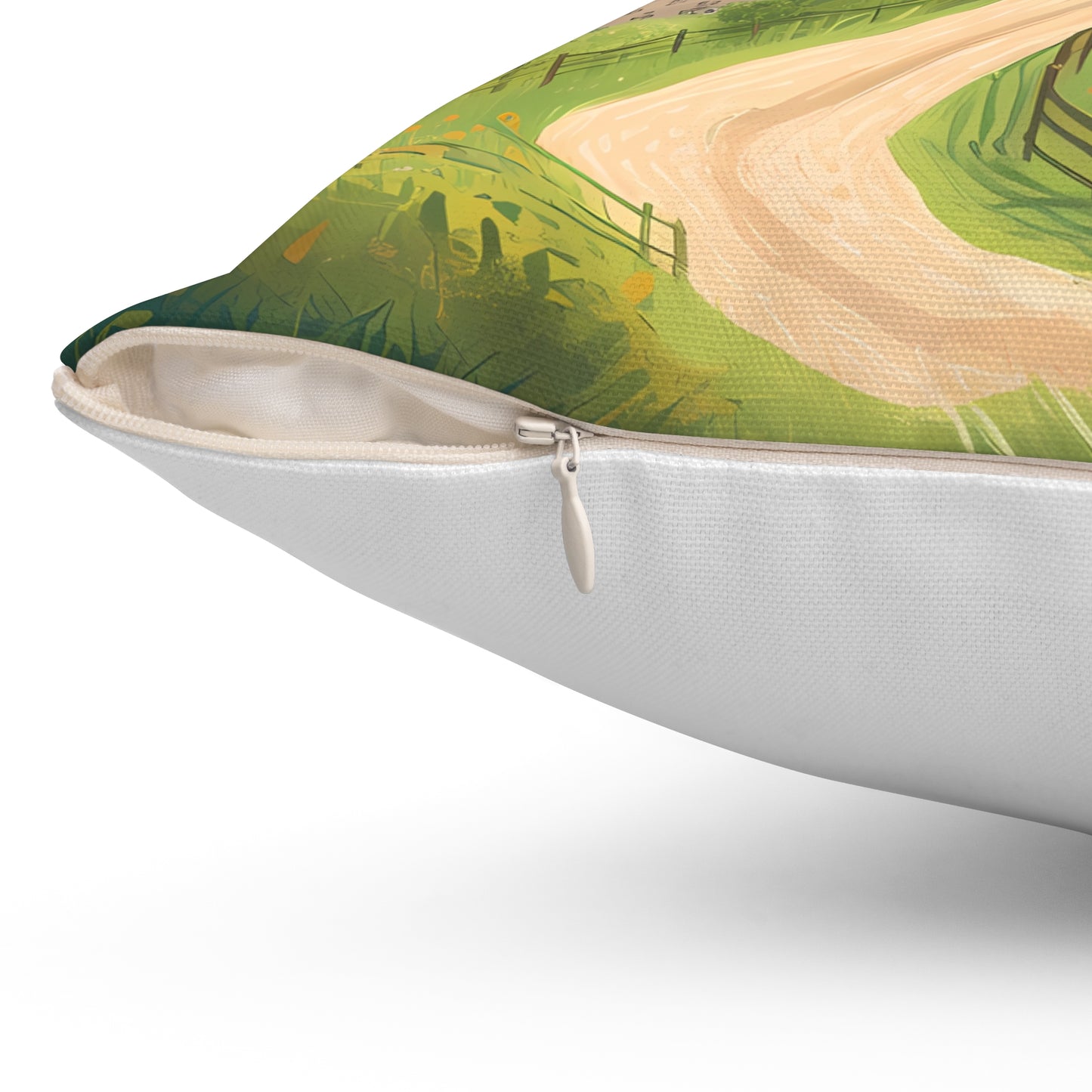 Countryside #3 - Spun Polyester Pillow USA