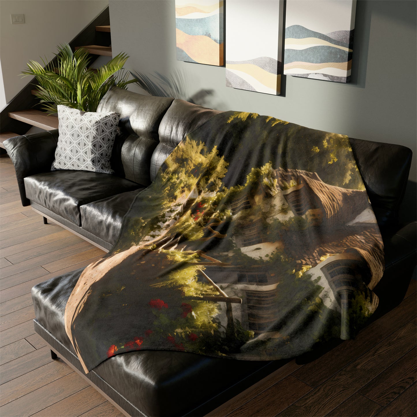 English Country House #1 - Soft Polyester Blanket