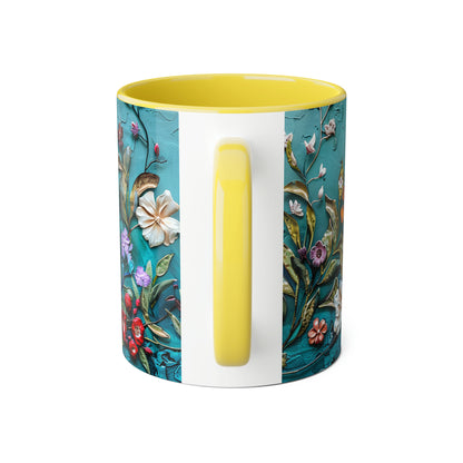 Wild Flowers Accent Mugs, 11oz - Canada Only