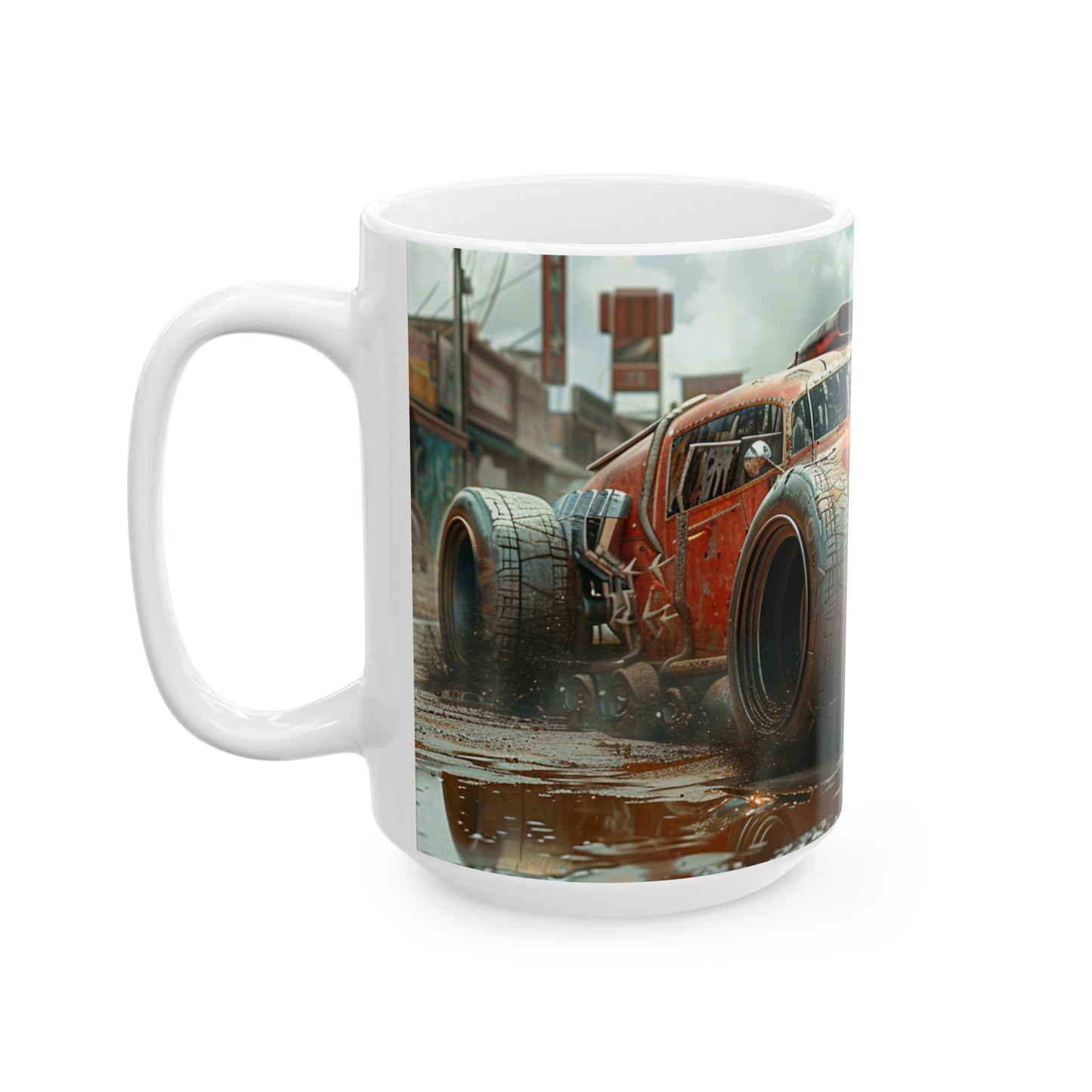 Car 1 Ceramic Mug, (11oz, 15oz) - USA