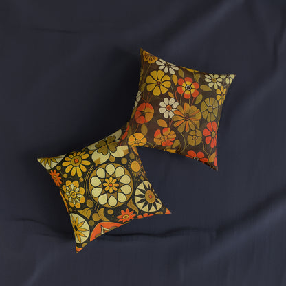 1960's Retro 3 - Square Pillow - UK